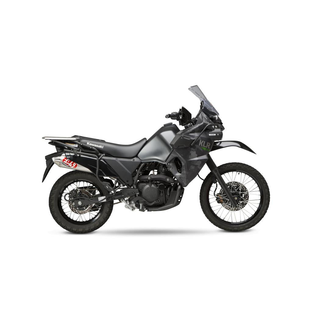 Yoshimura RS - 2 Slip - On Exhaust 2022 Kawasaki KLR650 | 146702C550 - MojoMotoSport.com