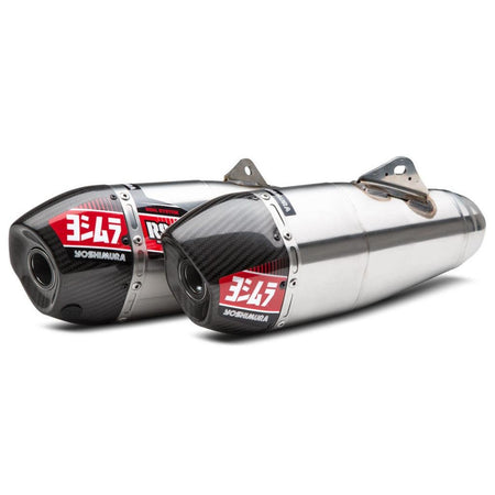 Yoshimura RS - 9T Dual Slip - On Mufflers 2017 - 18 Honda CRF450R/RX | 225832R520 - MojoMotoSport.com